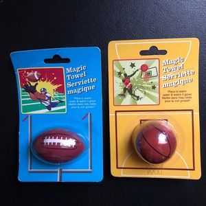 Boy’s basketball and football magic towels